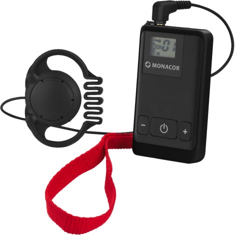 Conferentie rondleidingsystemen  16 Channel Miniatuur Receiver ATS-22R - Conjuntos-de-micrófonos-inalámbricos