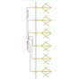 Label Italy circulaire polarisatie breedband FM antenne AKG/7 (AKG/7)