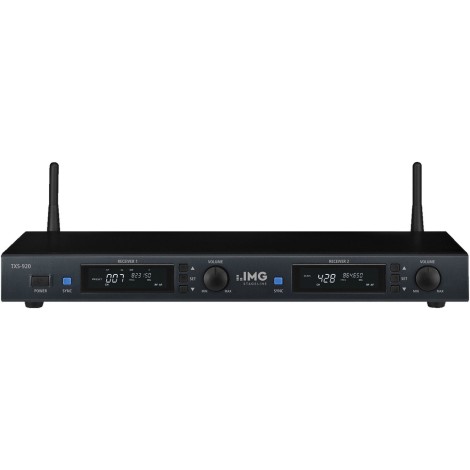 2-kanaals multifrequentie-ontvanger, met UHF PLL-technologie - Ensembles de microphones sans fil