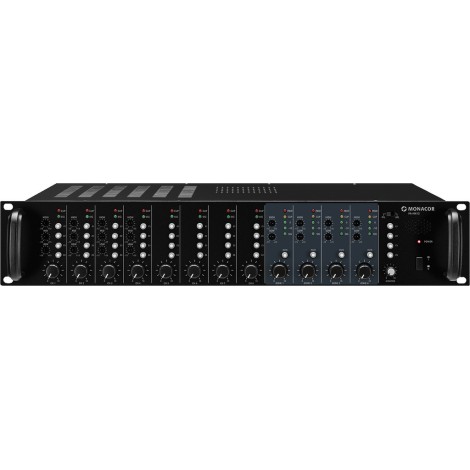 Monacor 4-Zone PA Matrix Mengversterker - Monacor versterkers