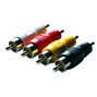 T-700G / GE RCA pluggen Rood | Wit | Zwart | Geel (10 stuks) (RCA- M)