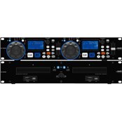 Leitor duplo de DJ CD MP3 USB SD rack de 19 polegadas - CD DJ |MP3 | Flash Studio e reprodutores de palco