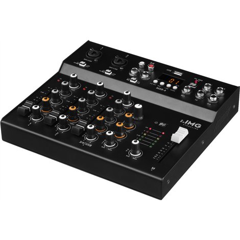 MXR-4 4-channel audio mixer - Monacor Mixer da studio