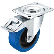 Roda giratória de alta qualidade com freio GCBB-100B - Ø 100 mm (Blickle)