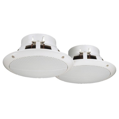 Monacor SPE-265/WS 2-Way Ceiling Speaker 60W White