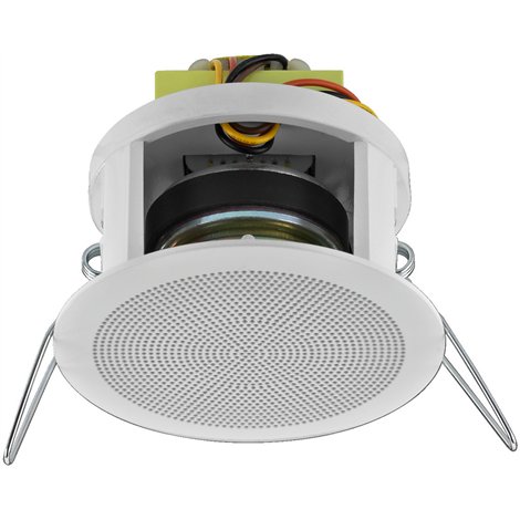 Monacor EDL-22/WS Plafondluidspreker Wit - Professionele Geluidskwaliteit