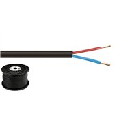 Monacor SPC-525H/SW Câble Haut-Parleur 2 x 2.5 mm² 100 m - HAUTE QUALITÉ Sans Halogène