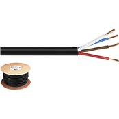 Câble haut-parleur Monacor SPC-540/SW 4 x 2.5 mm² 50 m - QUALITÉ SUPÉRIEURE