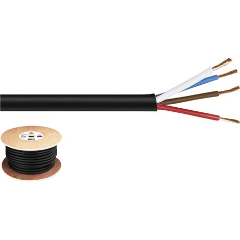 Cavo per altoparlanti Monacor SPC-540/SW 4 x 2.5 mm² 50 m - QUALITÀ SUPERIORE