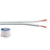Monacor SPC-75/WS Luidsprekerkabel 2 x 0.75 mm² 100 m STANDAARD KWALITEIT