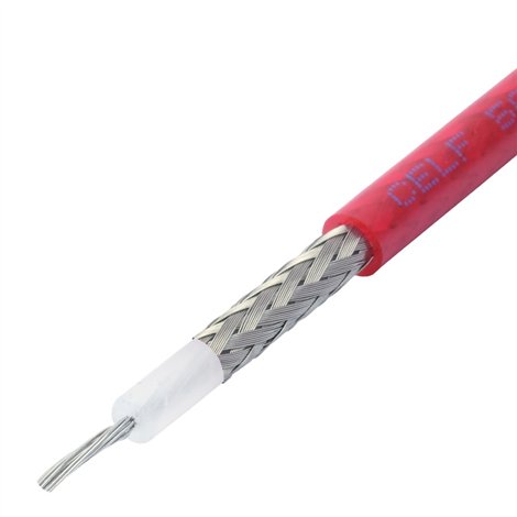 RG58 Coaxkabel 50 Ohm (Rood)