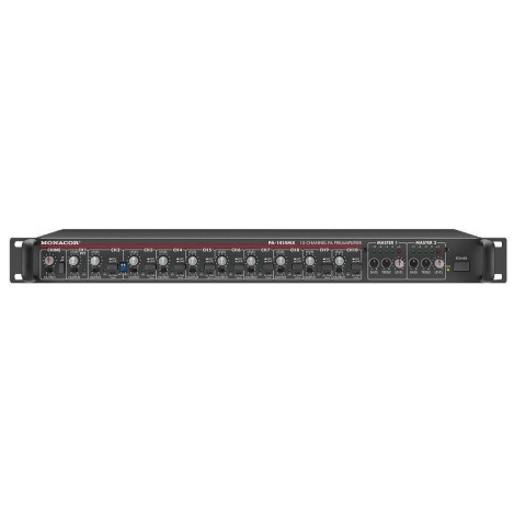 Monacor 10-Channel PA Preamplifiermodel PA-1414MX