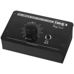Passive stereo level control (XLR version), for a precise volume control of line signals