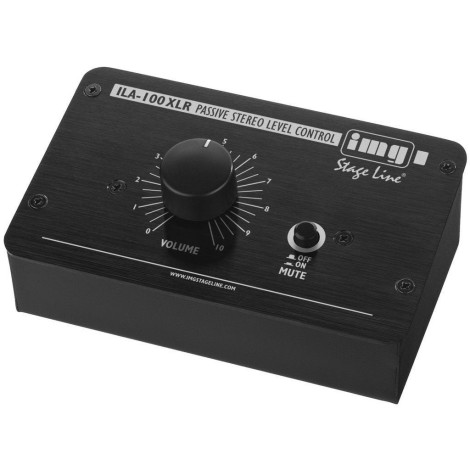 Passief stereo niveauregeling (XLR versie),  voor een nauwkeurige volumeregeling van de lijn signalen - Mixer e pré-amplificador de microfone