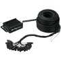 Stage Box Multipaired Cable met aluminium trekontlasting en kabel buigen bescherming