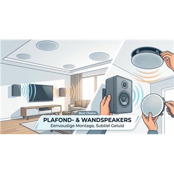 Plafond en Wandspeakers