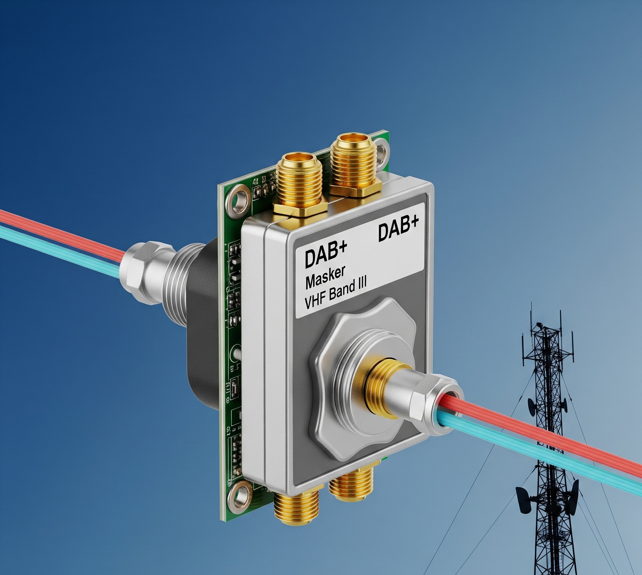 DAB+ Band-Pass Maskerfilter voor VHF Band III